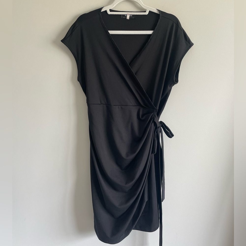 Black Wrap Dress